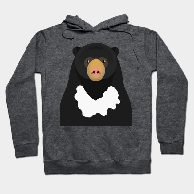 Sun bear Hoodie by Aline Eg